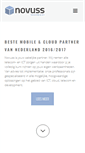 Mobile Screenshot of novuss.nl